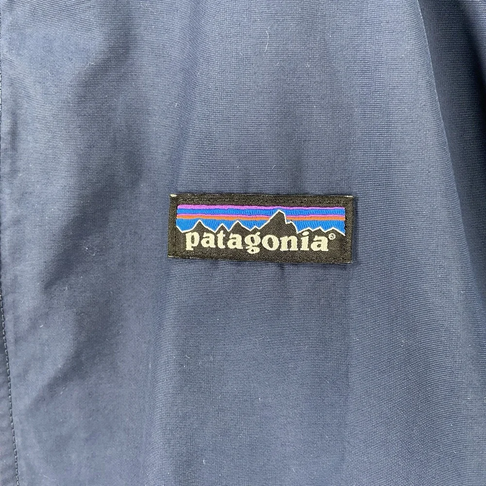 Patagonia Jacket Mens Large Baggies Full Zip Windbreaker DWR Mesh Lined 28150
